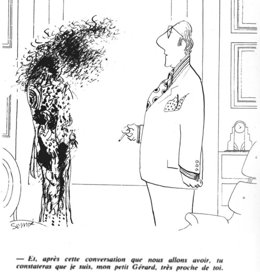 1973 10 septembre L-Express Dessin de Sempe  Et Apres cette conversation Les Hippies.jpg